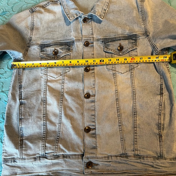 Roku Studio "Pink Camo Tear Drip" Jean Jacket - Picture 16 of 16